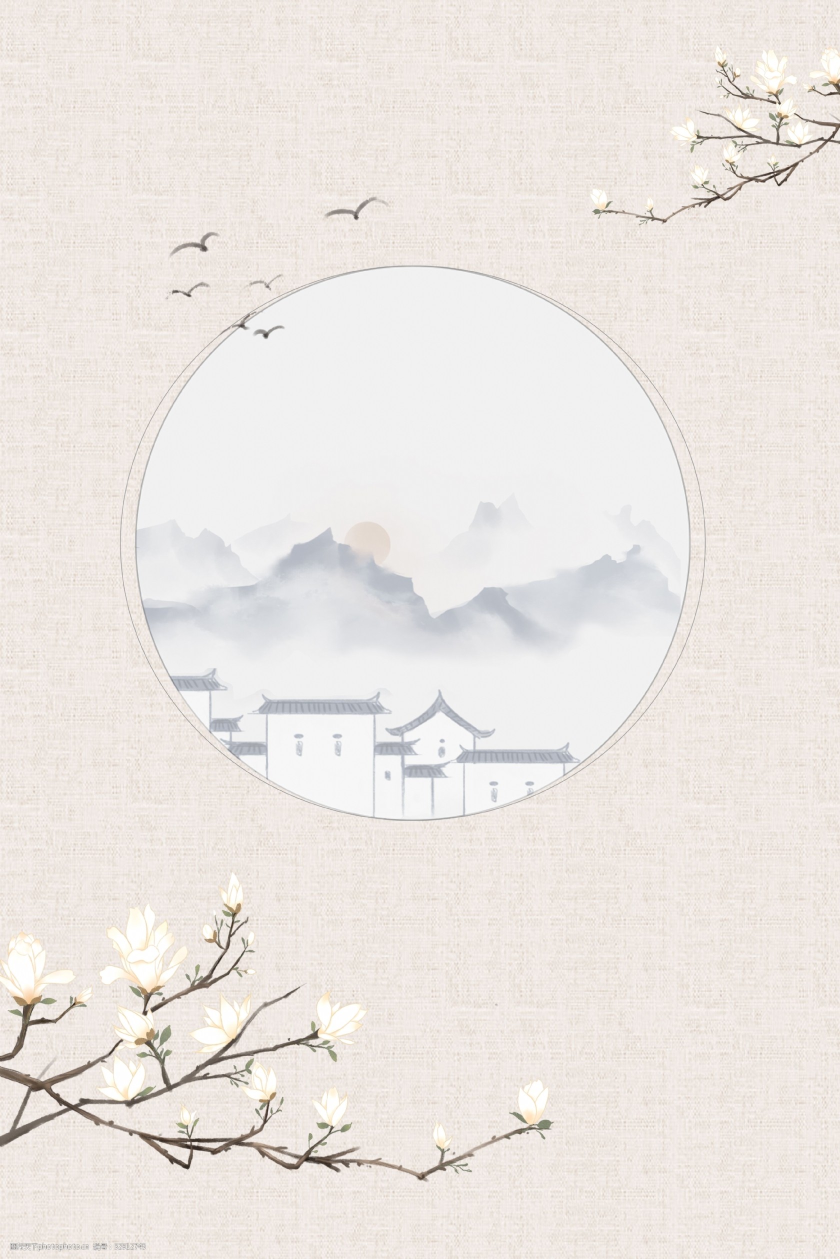古風(fēng)中國山水背景素材在藝術(shù)活動(dòng)策劃中的美學(xué)應(yīng)用